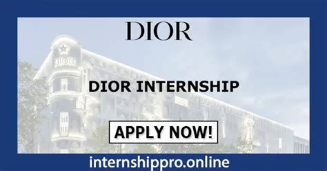 dior internship paris|Dior summer internship.